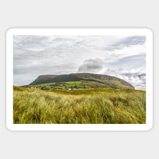 Knocknarea Mountain, Sligo, the north side from Strandhill Beach Sticker